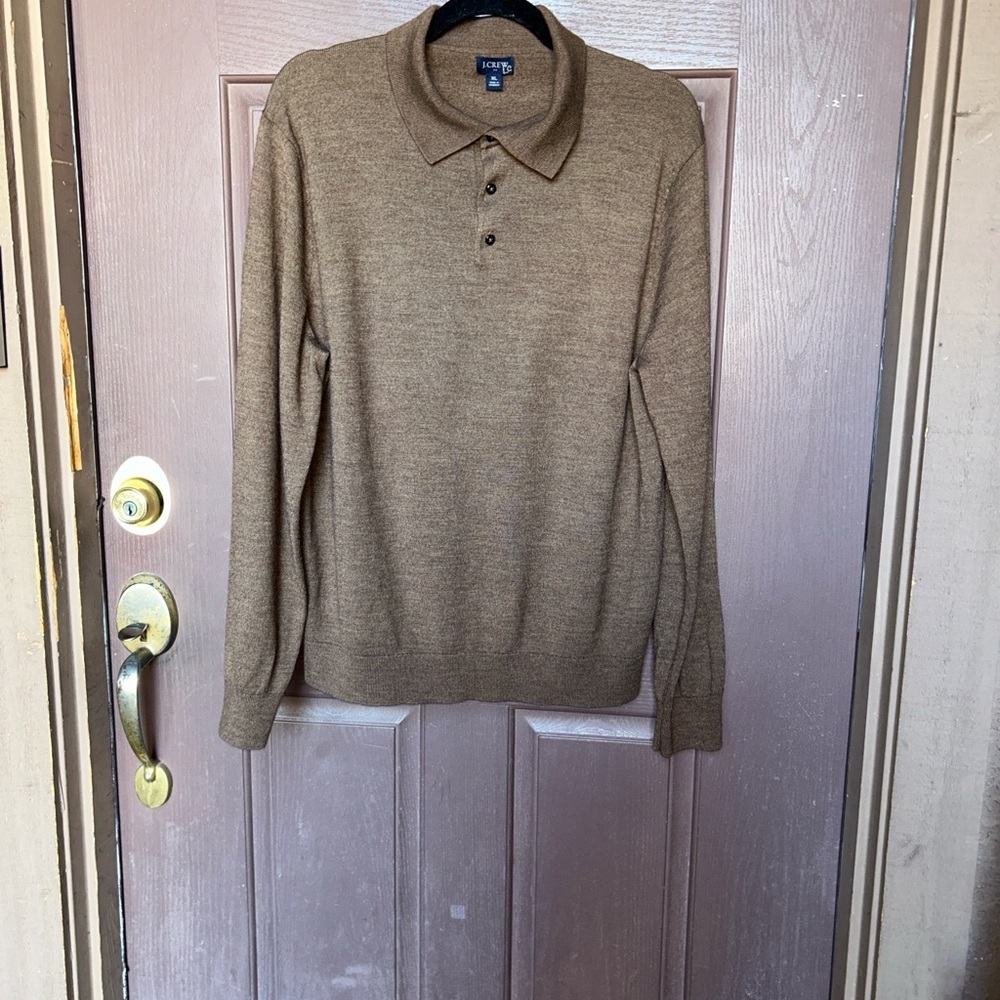 J. Crew Brown Polo Shirt